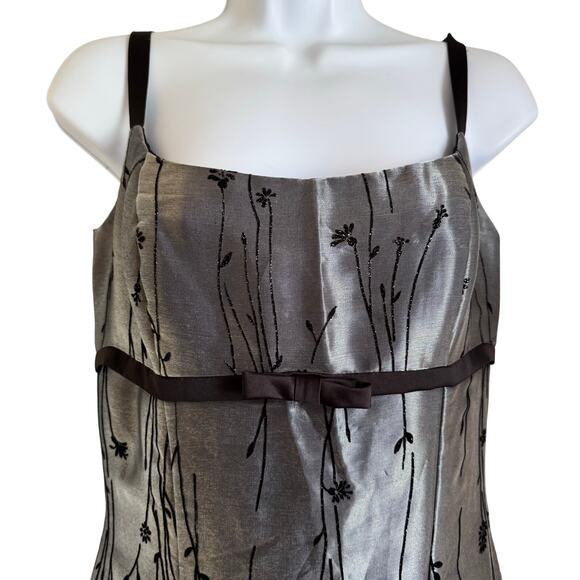 Dave‎ & Johnny Vintage Dress Women’s 7/8 Y2K Whimsigoth Empire Waist Long Gown - Picture 2 of 11